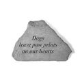 Berry Kay - Inc. Dogs Leave Paw Prints On Our Hearts - Memorial - 5.25 Inches x 3.75 Inches 71720